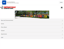 Tablet Screenshot of haleschool.org